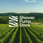 portable shower pump logo